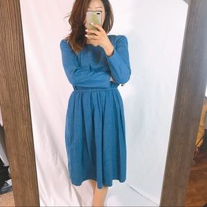 {CHELSEA JONES} Vintage Denim Jean Dress